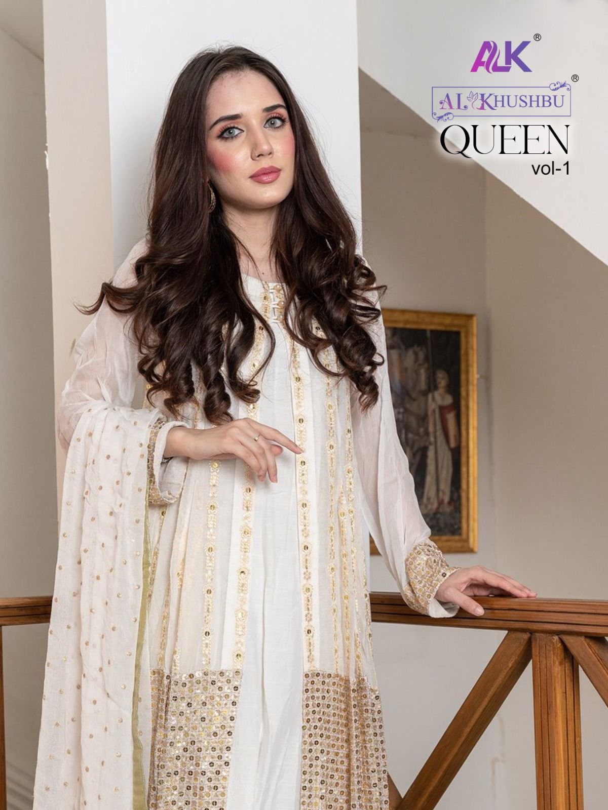 alizeh queen vol 1 georgette festive look salwar suit catalog