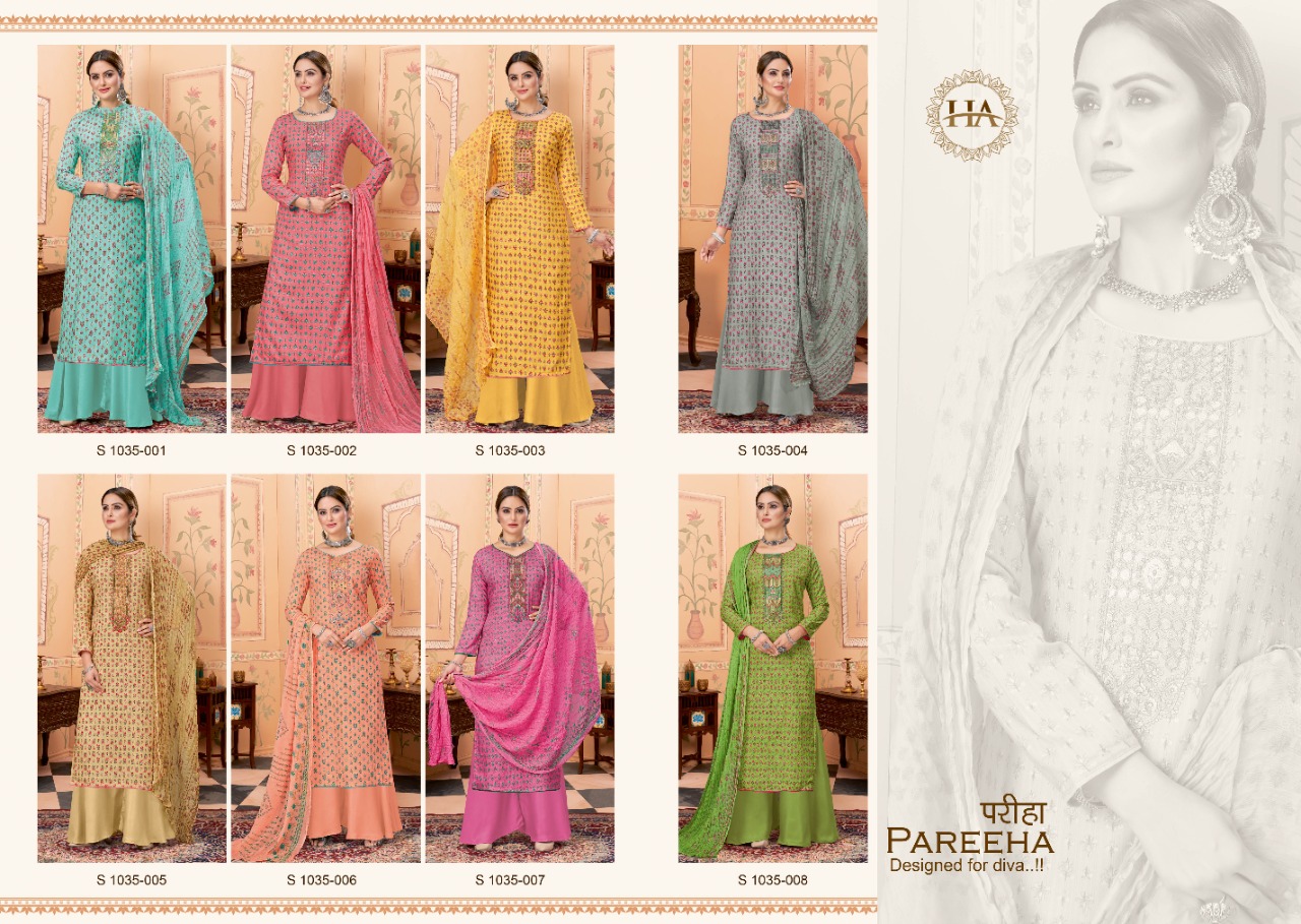 alok suit harshini pareeha viscose rayon exclusive look salwar suit catalog