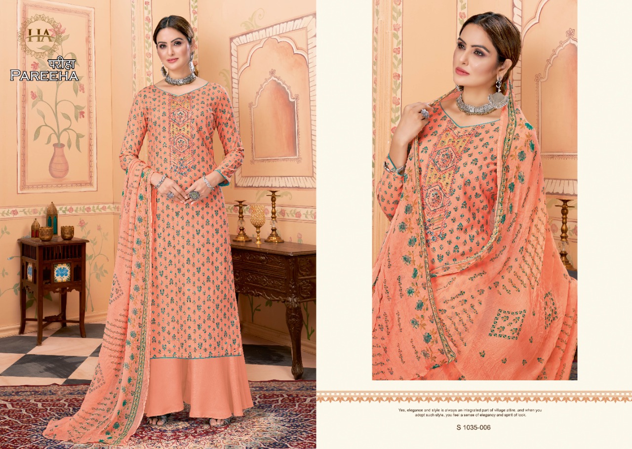 alok suit harshini pareeha viscose rayon exclusive look salwar suit catalog