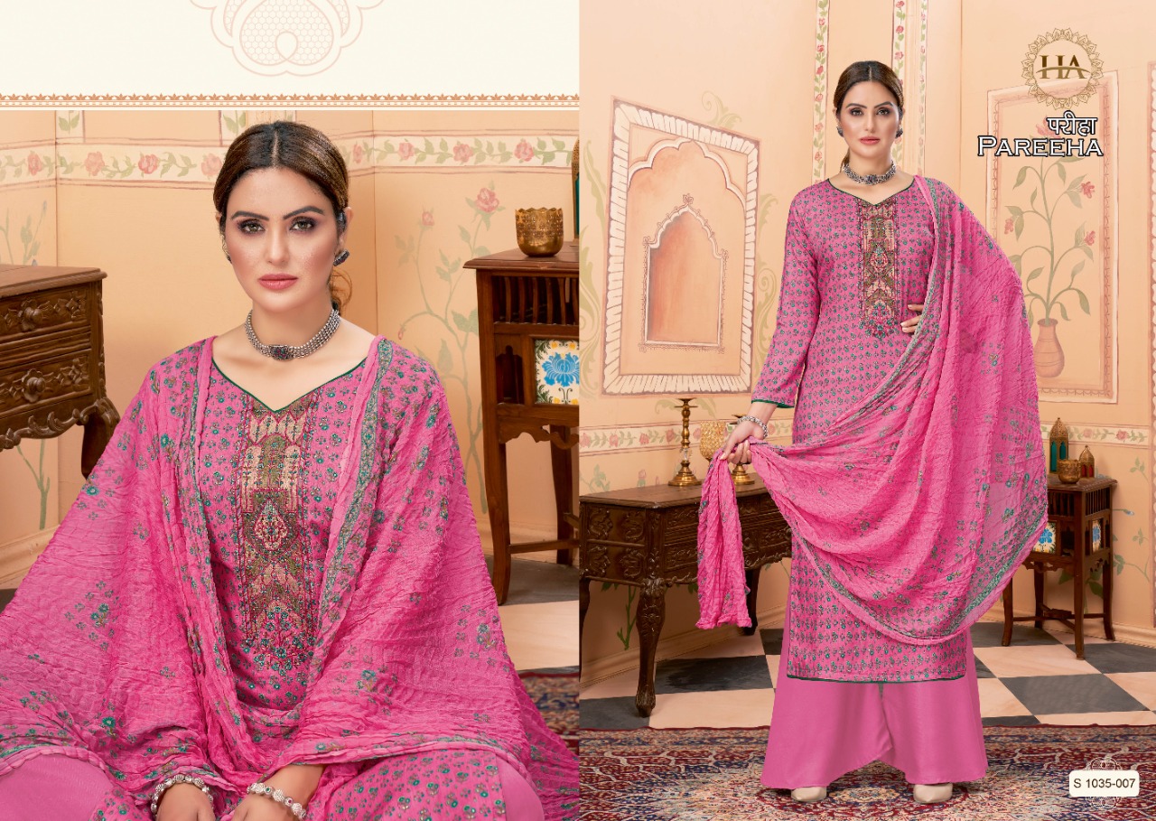 alok suit harshini pareeha viscose rayon exclusive look salwar suit catalog