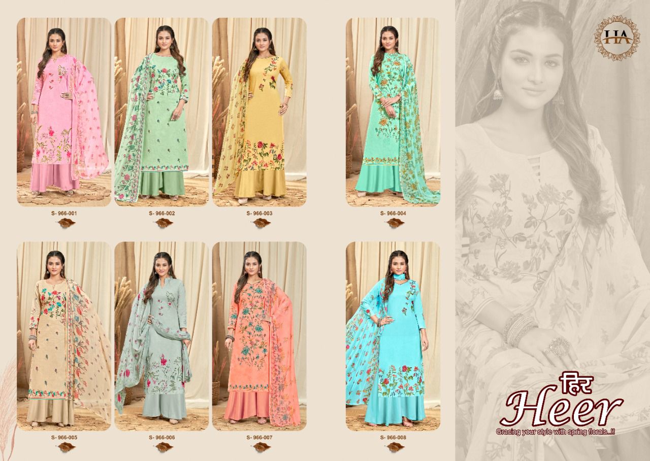 alok suit harshit fashion heer Fine Cambric attrective print salwar suit catalog