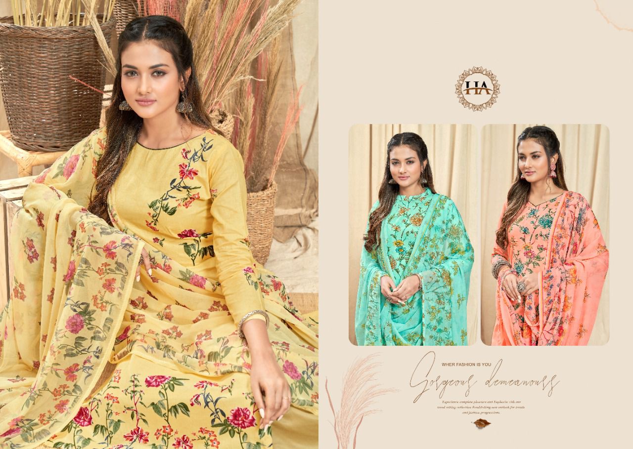 alok suit harshit fashion heer Fine Cambric attrective print salwar suit catalog