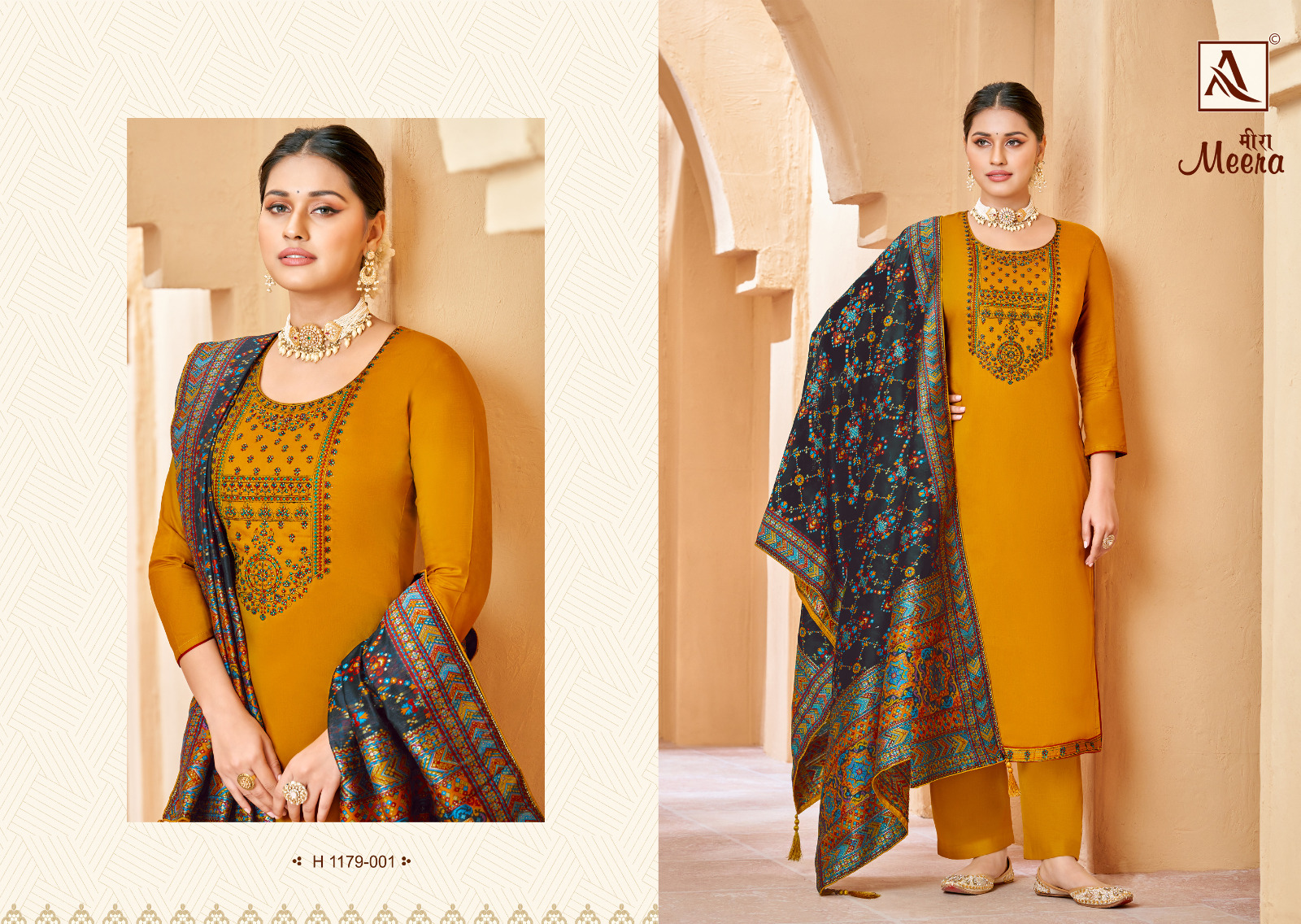 alok suit meera 8 zam cotton catchy look salwar suit catalog