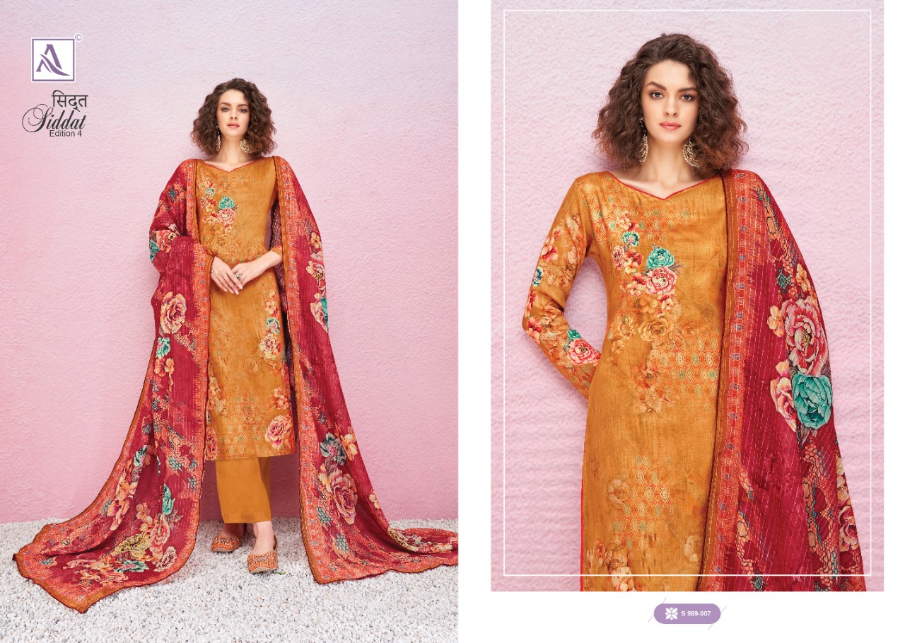 alok suit siddat zam cotton exclusive print salwar suit catalog