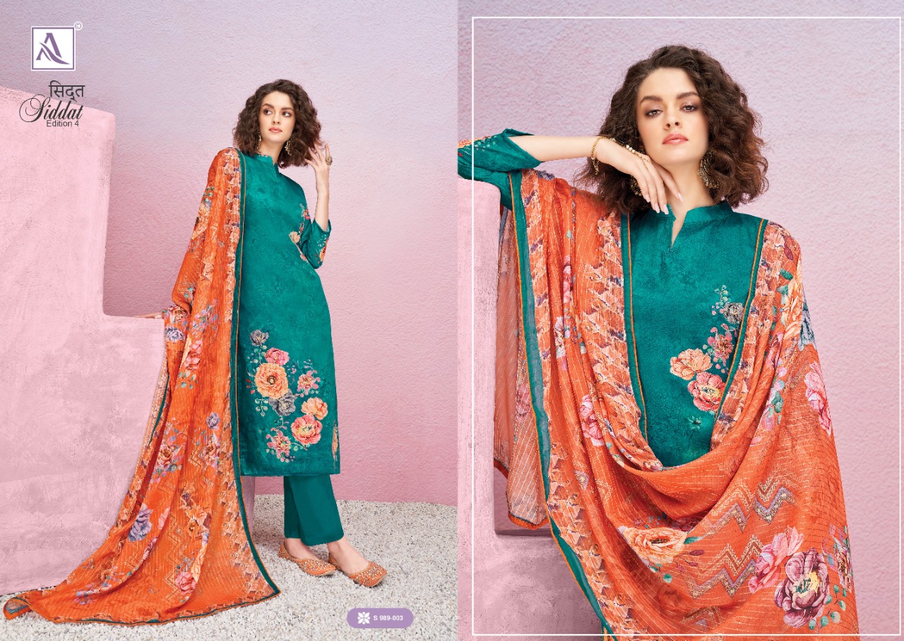 alok suit siddat zam cotton exclusive print salwar suit catalog