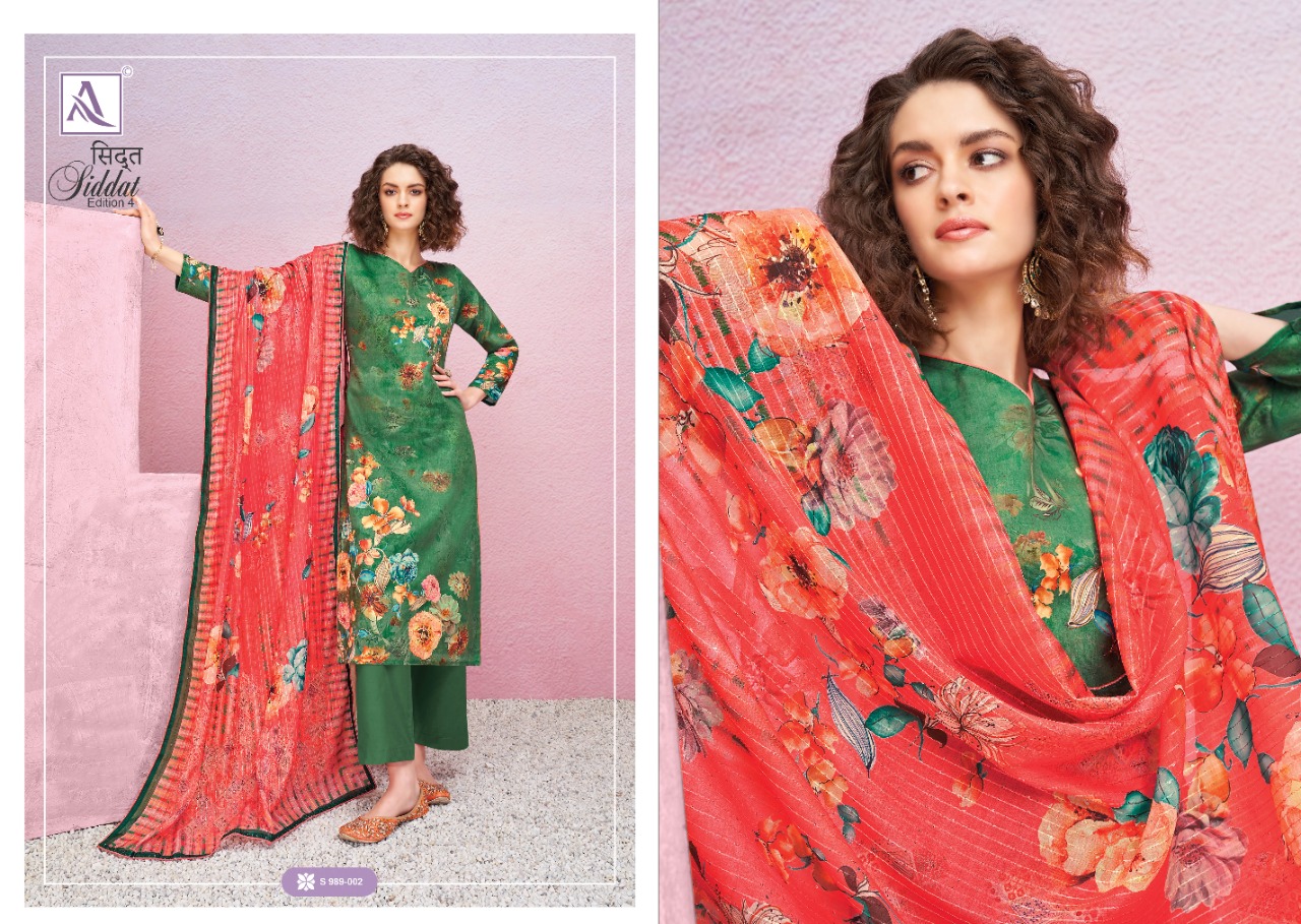 alok suit siddat zam cotton exclusive print salwar suit catalog