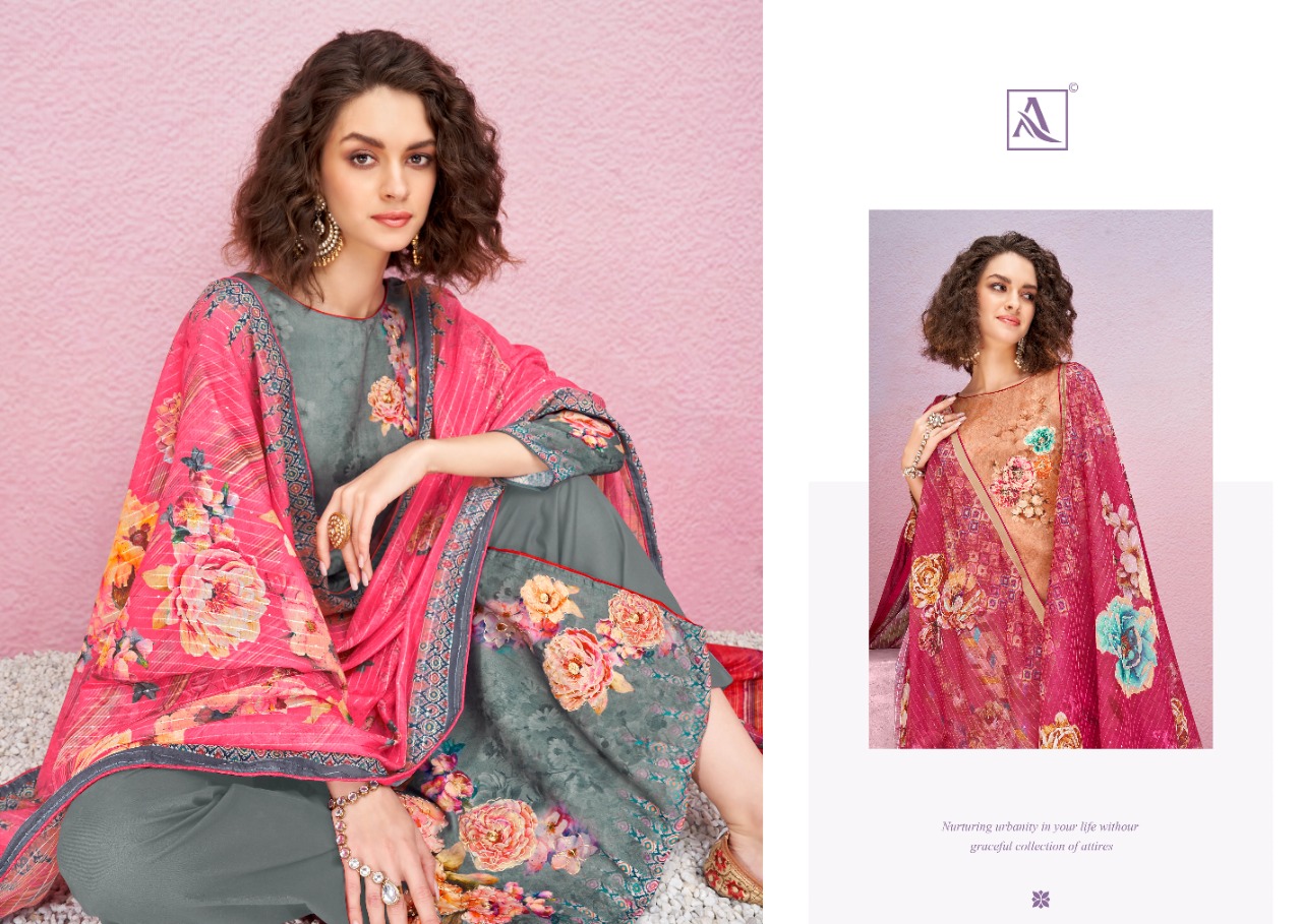 alok suit siddat zam cotton exclusive print salwar suit catalog