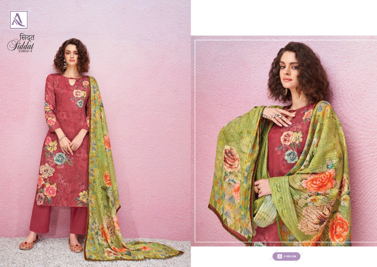 alok suit siddat zam cotton exclusive print salwar suit catalog