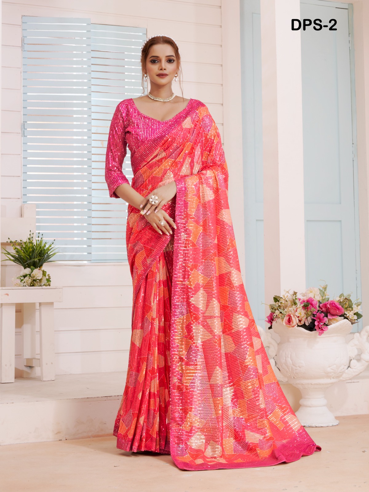 amoha trendz D NO DPS 1 2  imported fabrics catchy look saree catalog