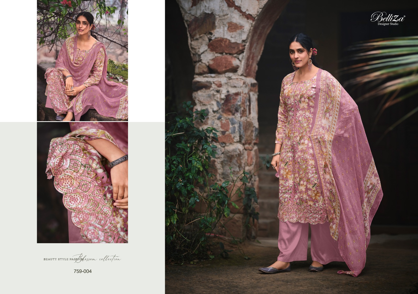 belliza designer studio seerat jam cotton gorgeous look salwar suit catalog