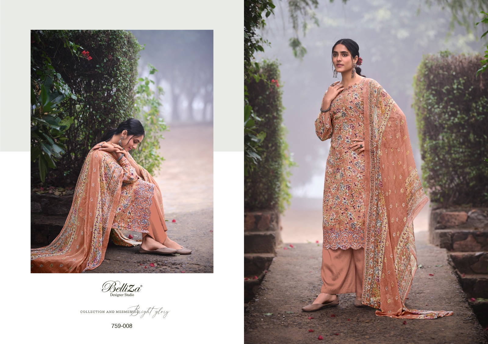 belliza designer studio seerat jam cotton gorgeous look salwar suit catalog