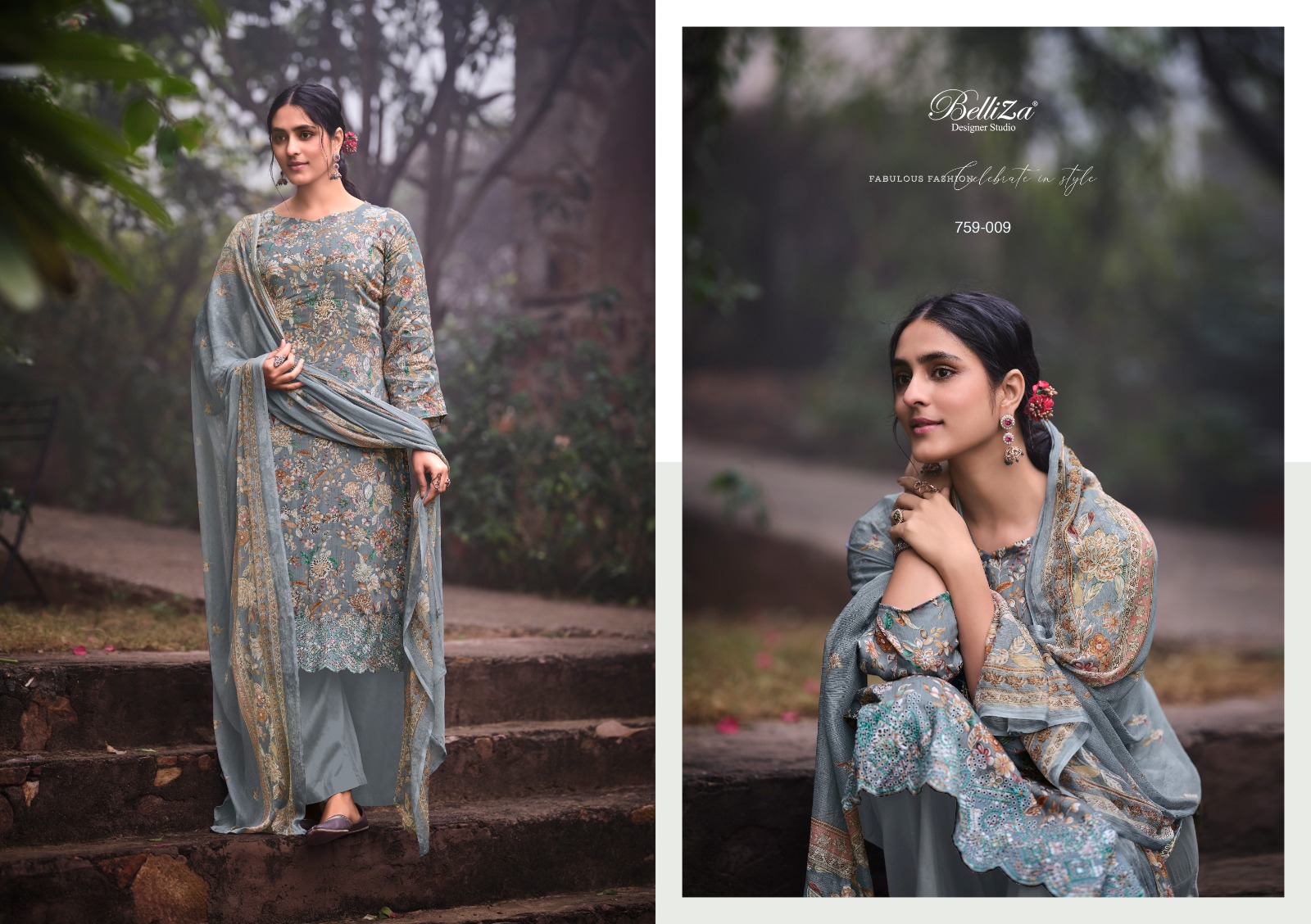 belliza designer studio seerat jam cotton gorgeous look salwar suit catalog