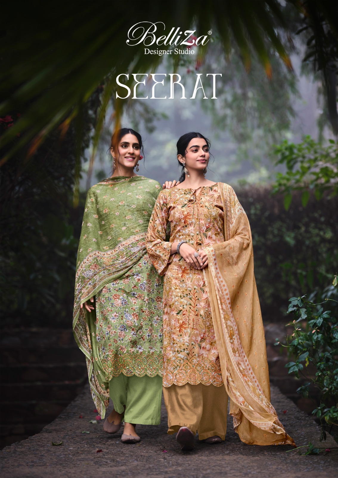 belliza designer studio seerat jam cotton gorgeous look salwar suit catalog