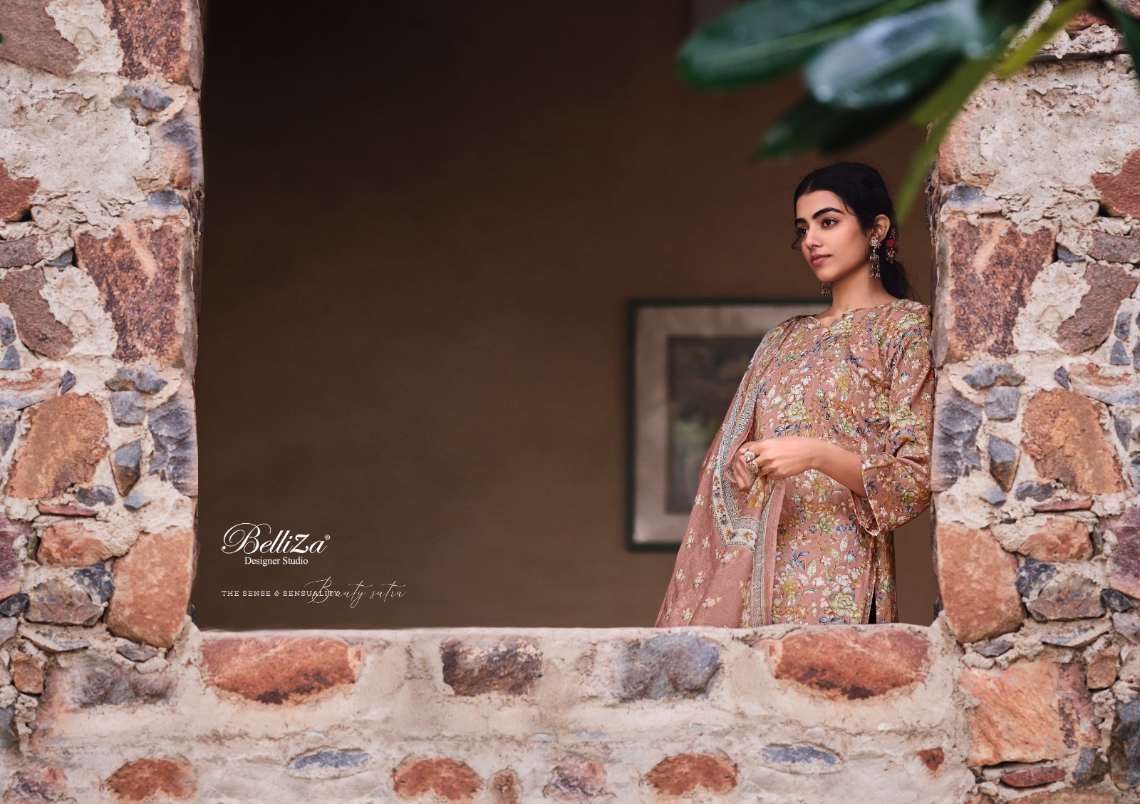 belliza designer studio seerat jam cotton gorgeous look salwar suit catalog