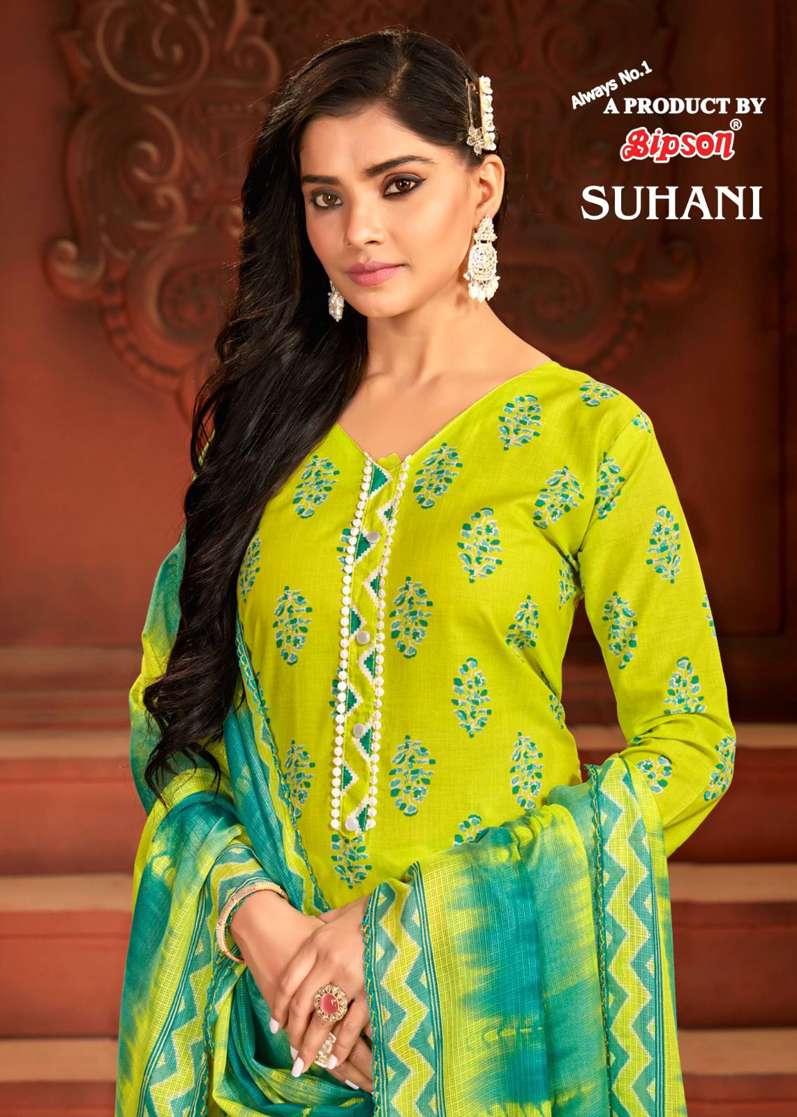 bipson suhani 2058 cotton ecxlusive print salwar suit catalog