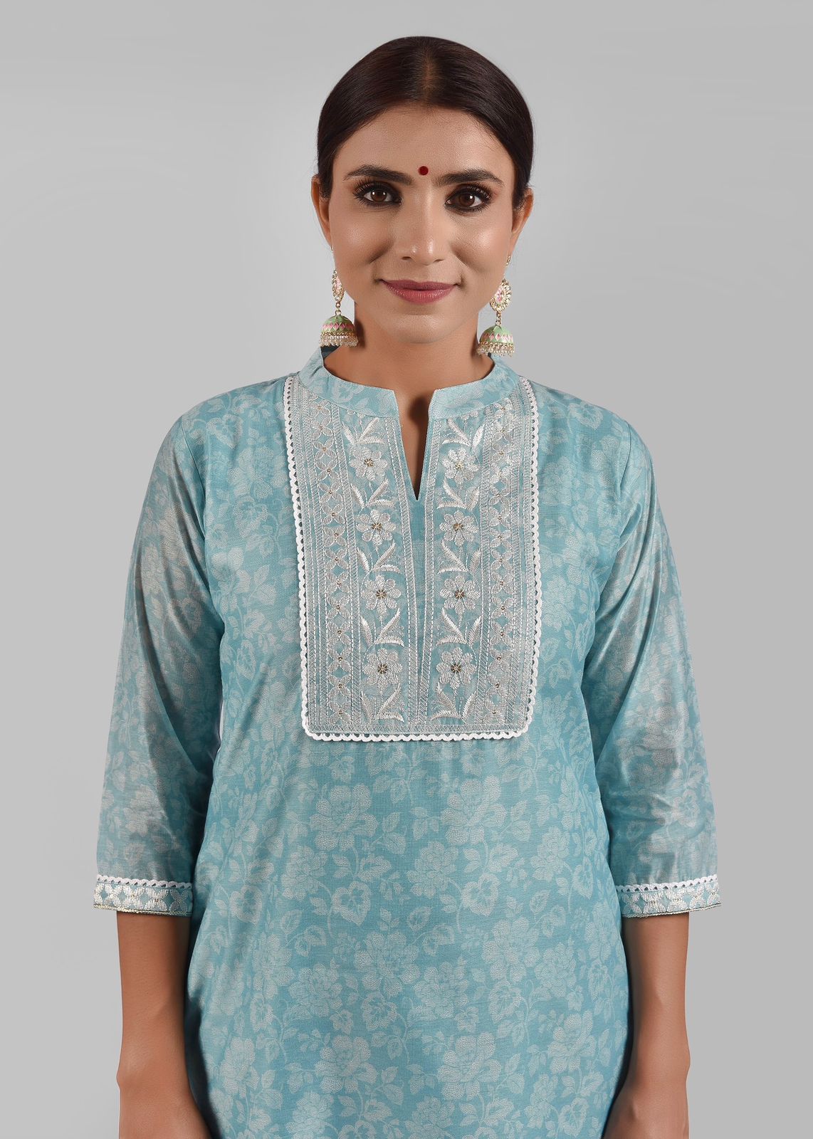 channel 9 sku 1039 to 1042 chanderi attractive look top bottom  size set