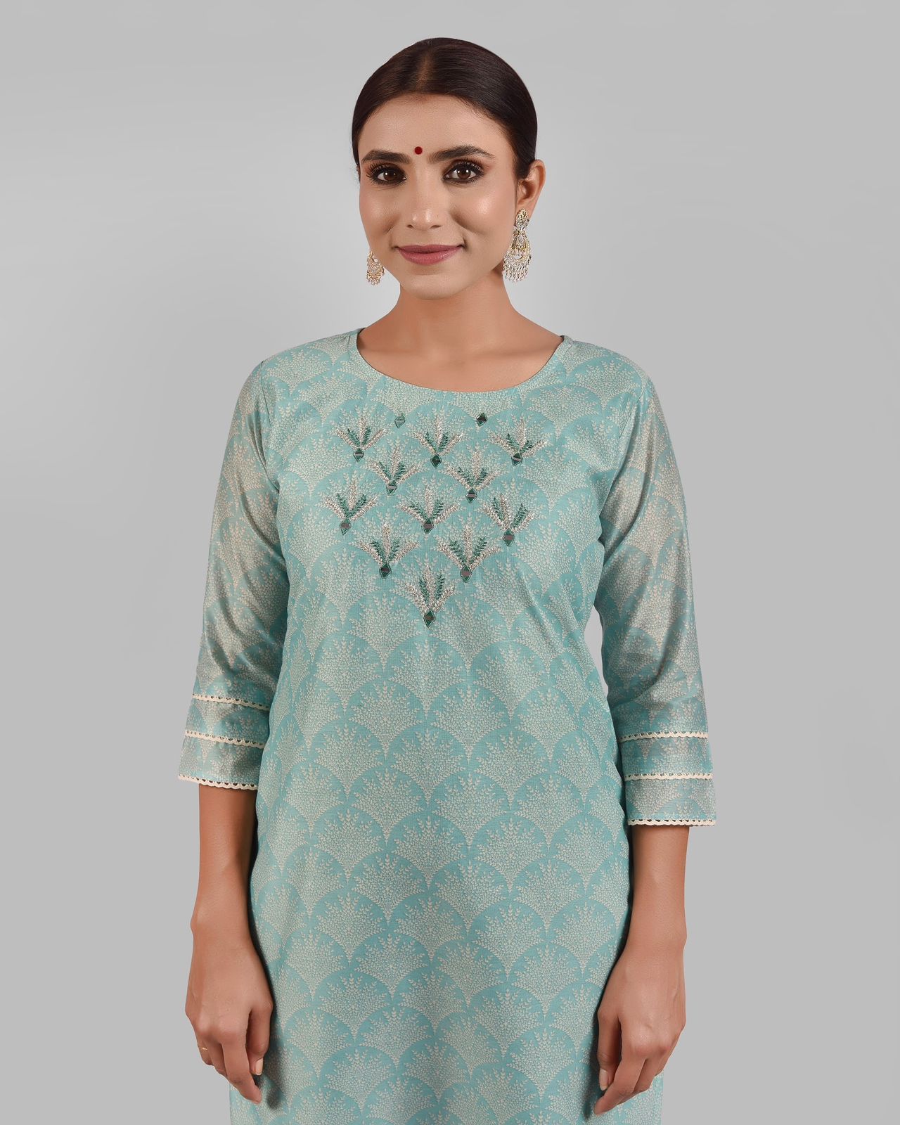 channel 9 sku 1039 to 1042 chanderi attractive look top bottom  size set