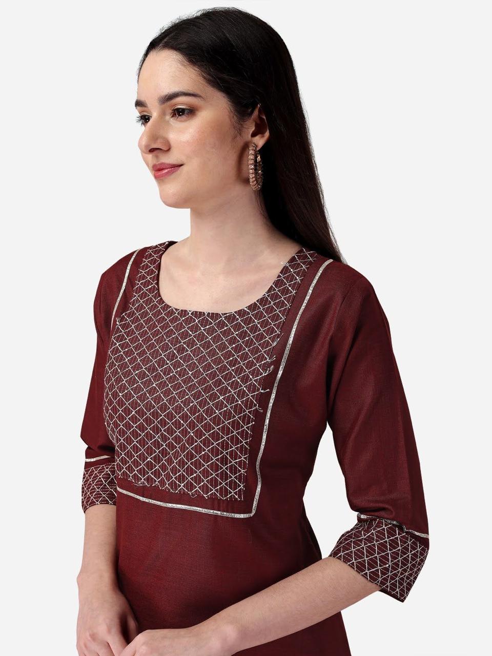 channel 9 sku 121 to 125 cotton elegant top with bottom size set