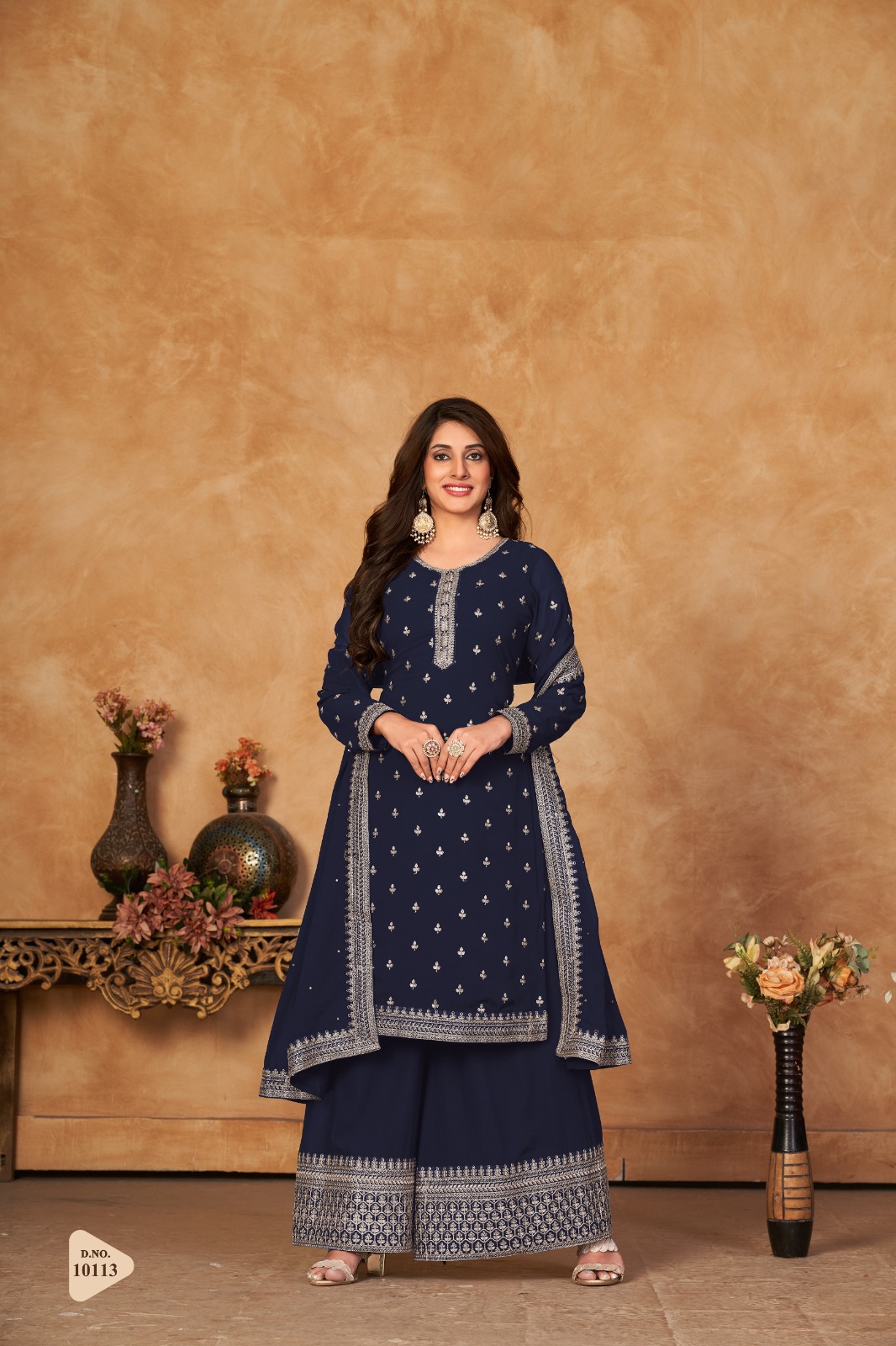 dani Anjubaa Vol 11 georgette catchy look salwar suit catalog