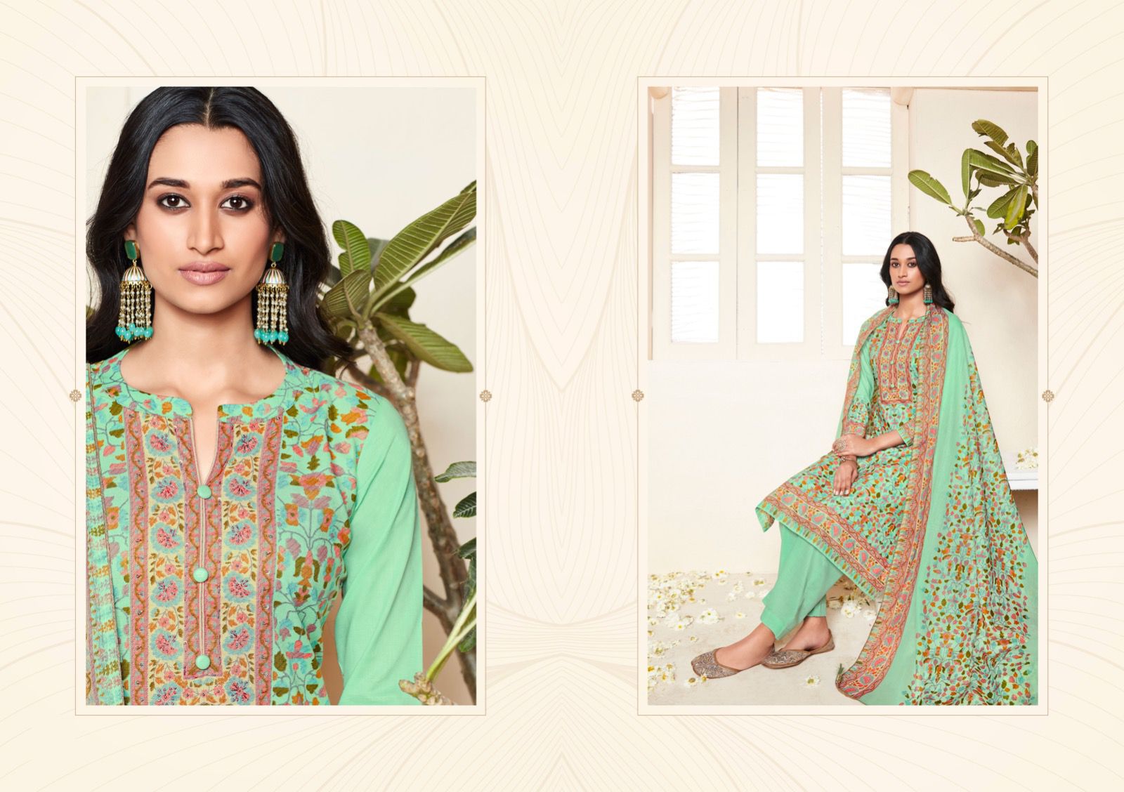 deepsy suit panghat 16 cotton elegant look salwar suit catalog