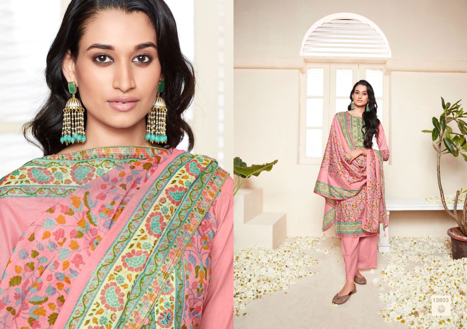 deepsy suit panghat 16 cotton elegant look salwar suit catalog