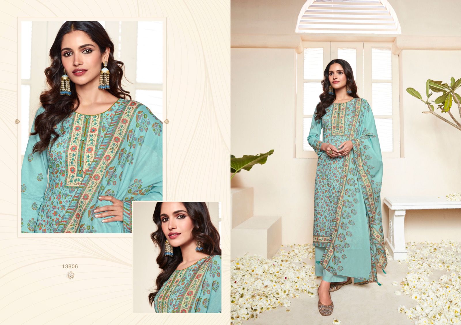 deepsy suit panghat 16 cotton elegant look salwar suit catalog