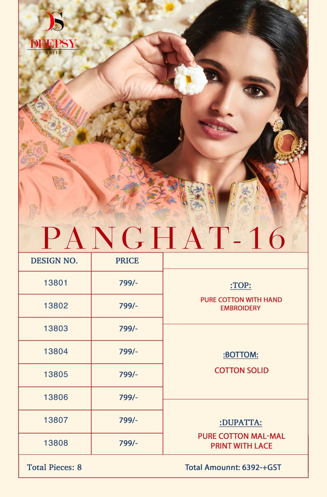 deepsy suit panghat 16 cotton elegant look salwar suit catalog