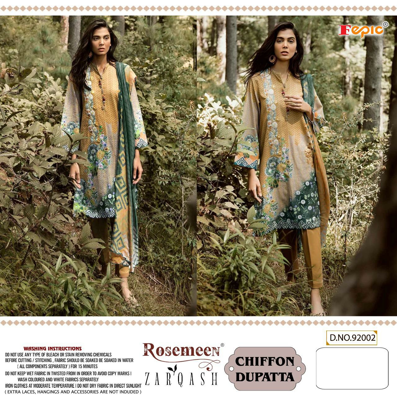 fepic rosemeen zarqash cotton astonishing look salwar suit catalog