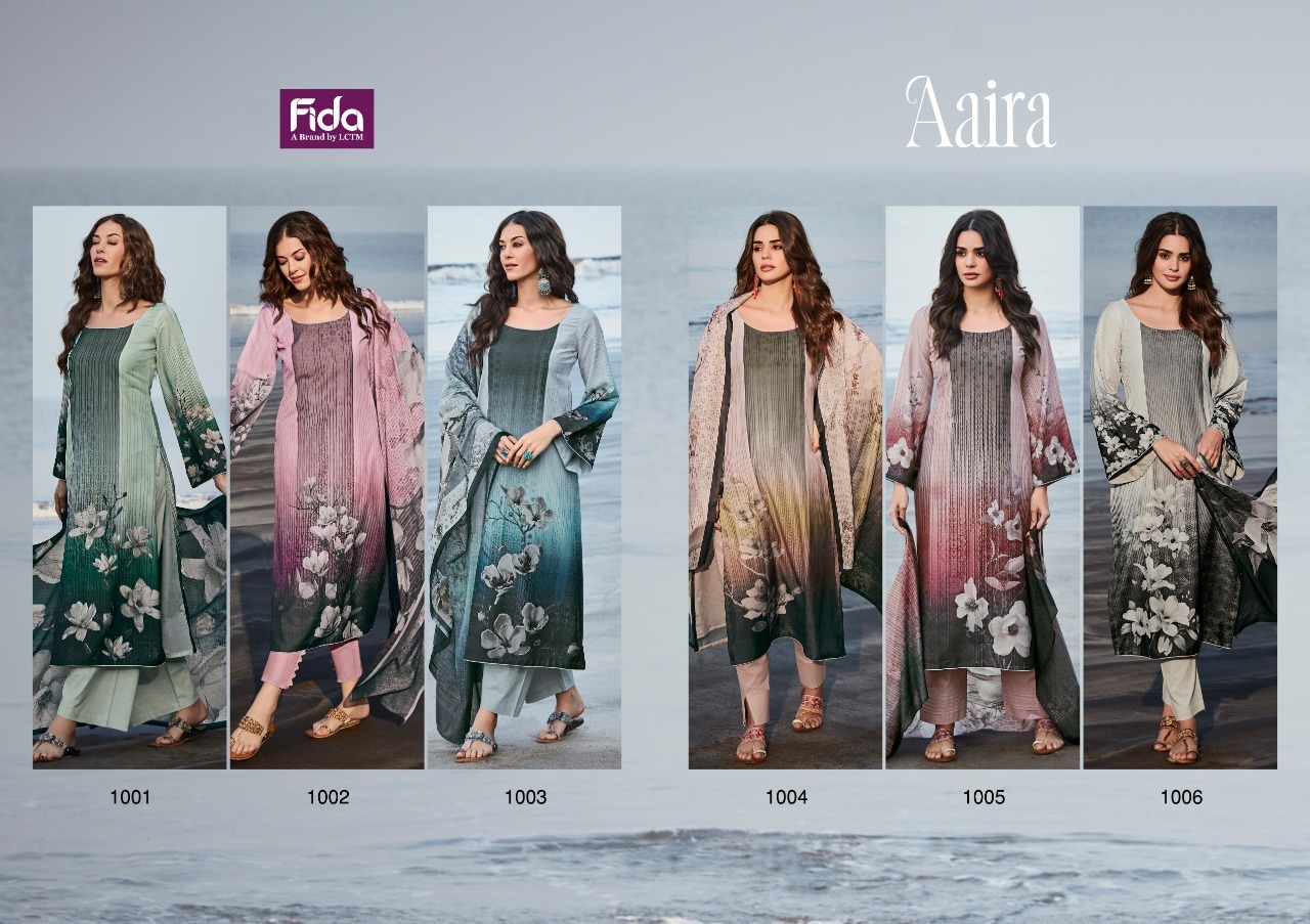 fida aaira cotton aunthetic fabric salwar suit catalog