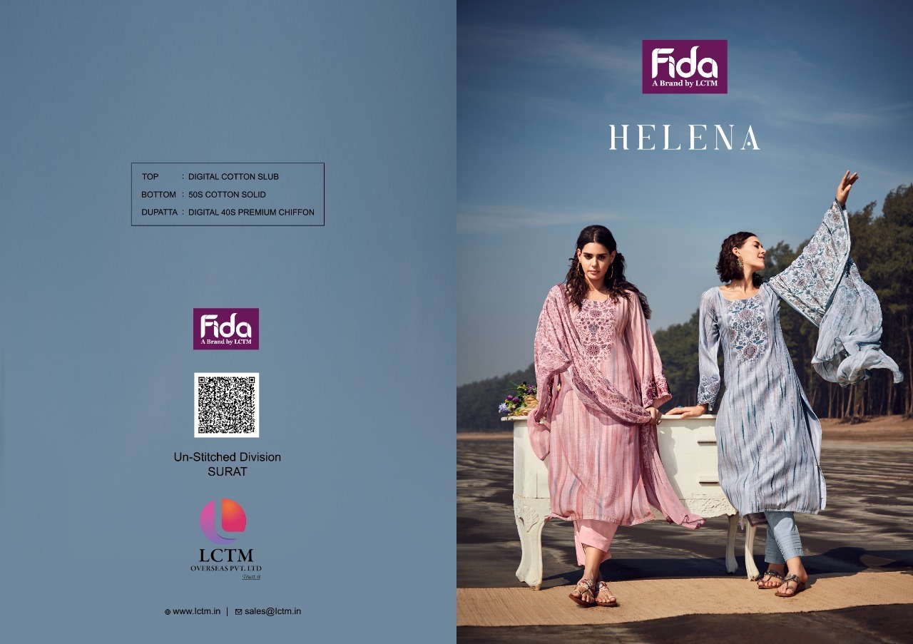 fida helena cotton exclusive print salwar suit catalog