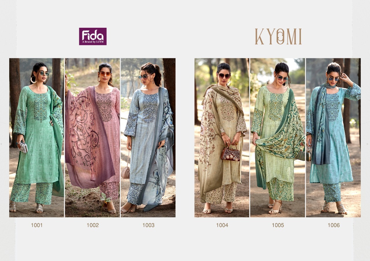 fida kyomi cotton catchy look salwar suit catalog