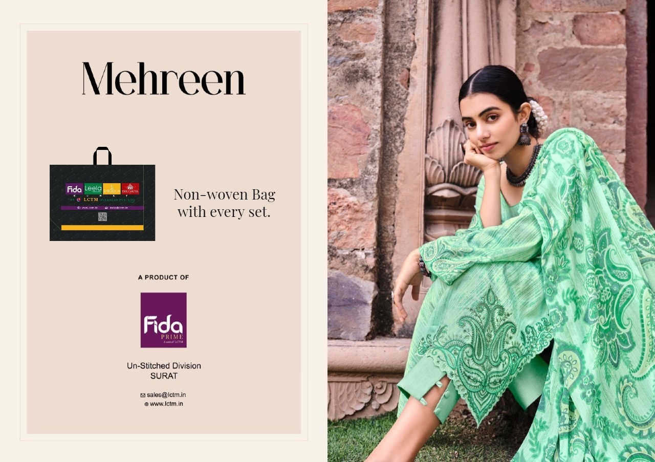 fida mehreen satin elegant salwar suit catalog