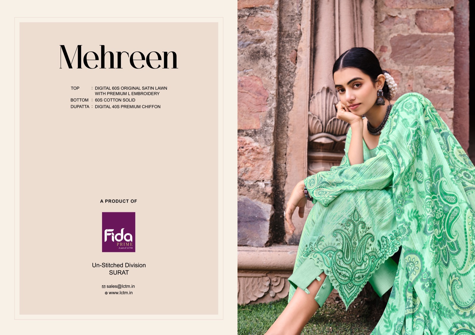 fida mehreen satin elegant salwar suit catalog