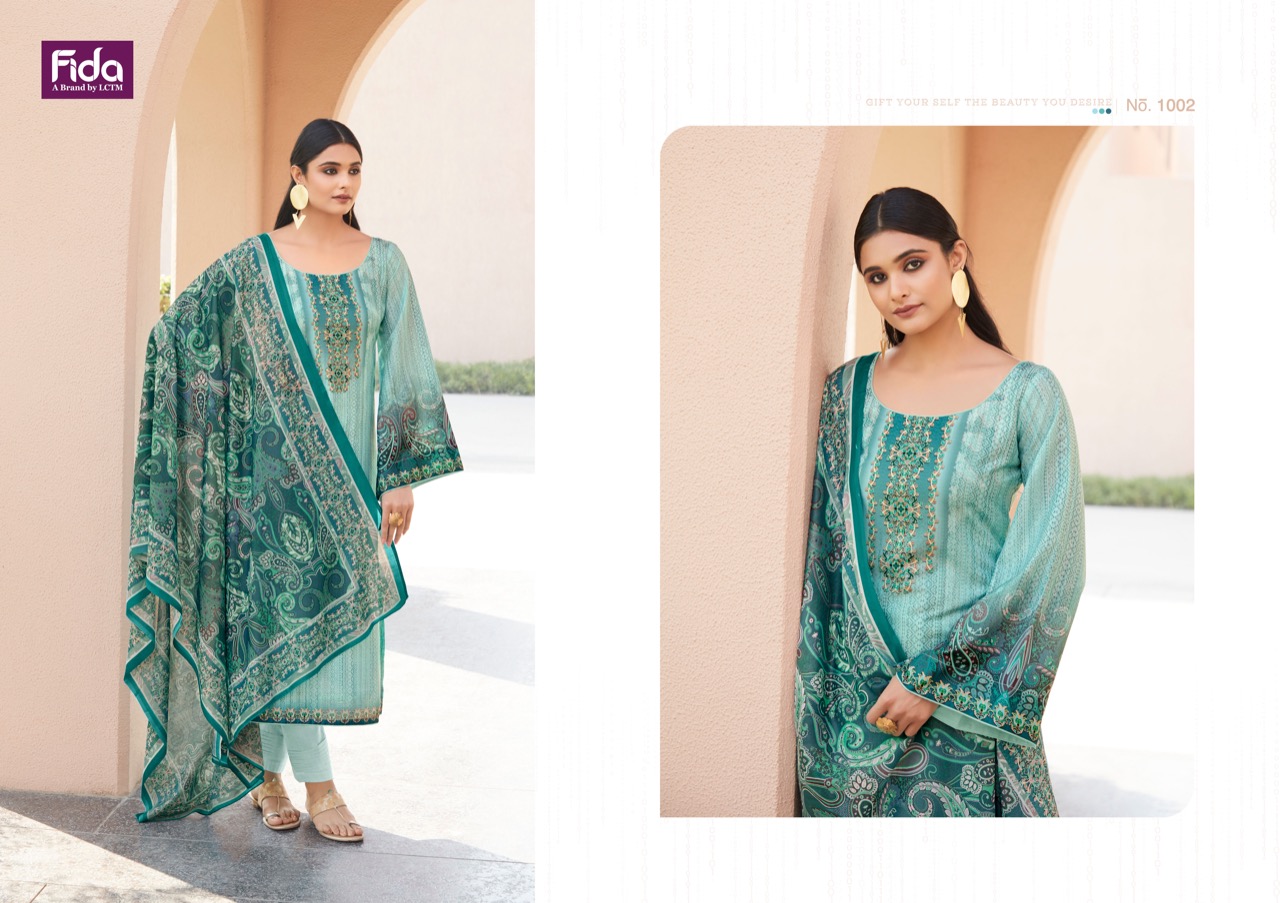 fida mia cotton regal look salwar suit catalog