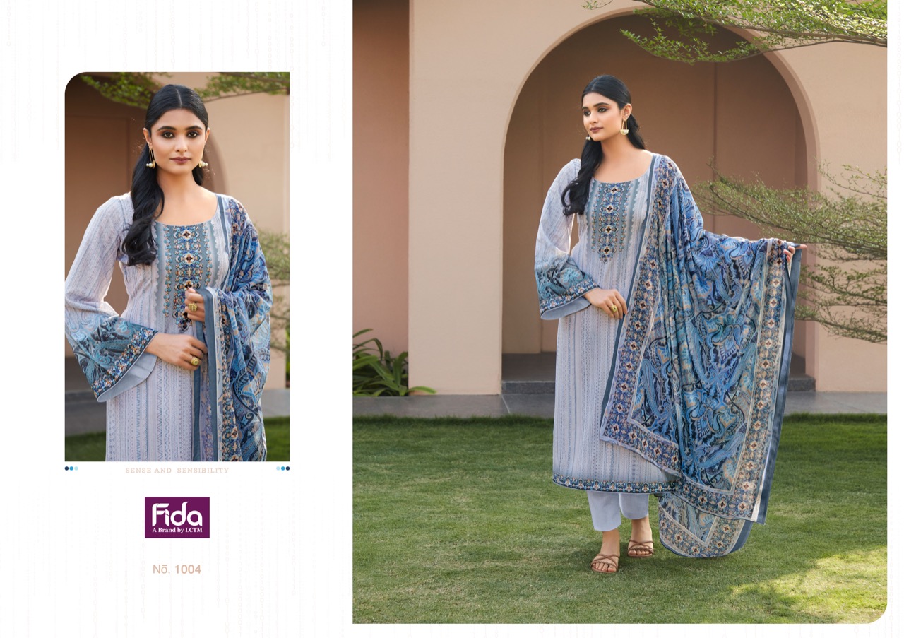 fida mia cotton regal look salwar suit catalog