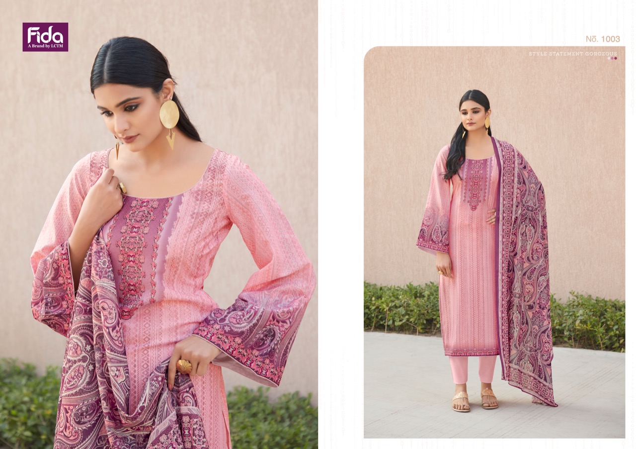 fida mia cotton regal look salwar suit catalog