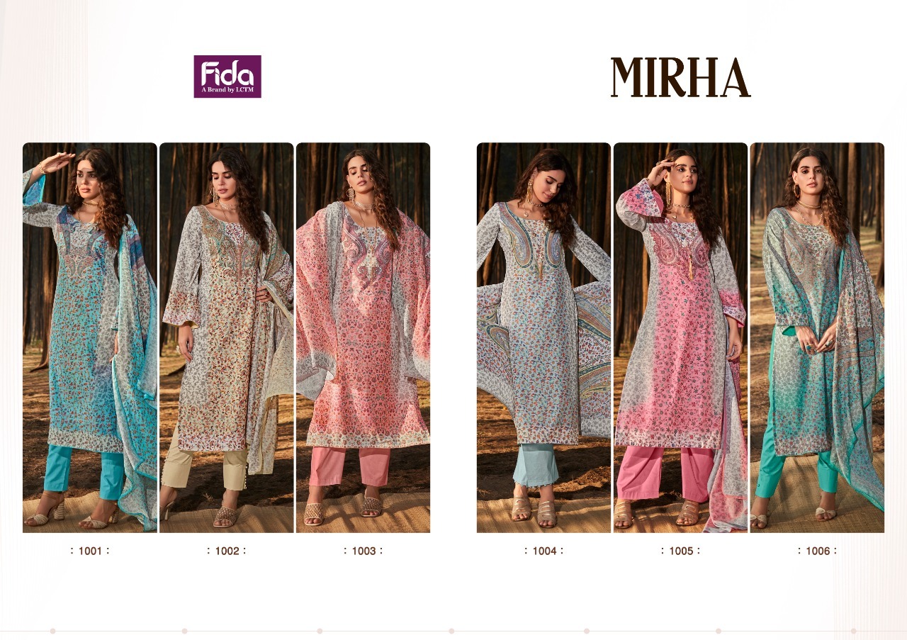 fida mirha fancy innovative look salwar suit catalog