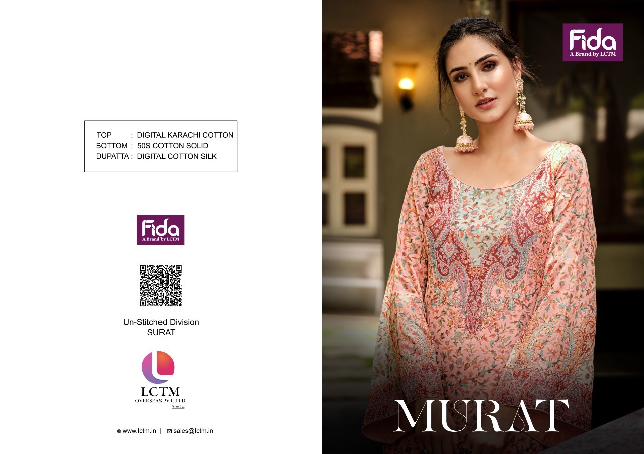 fida murat fancy innovative look salwar suit catalog