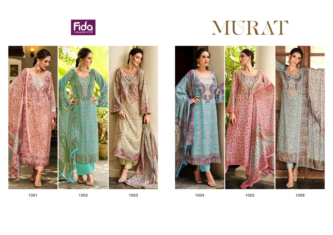 fida murat fancy innovative look salwar suit catalog