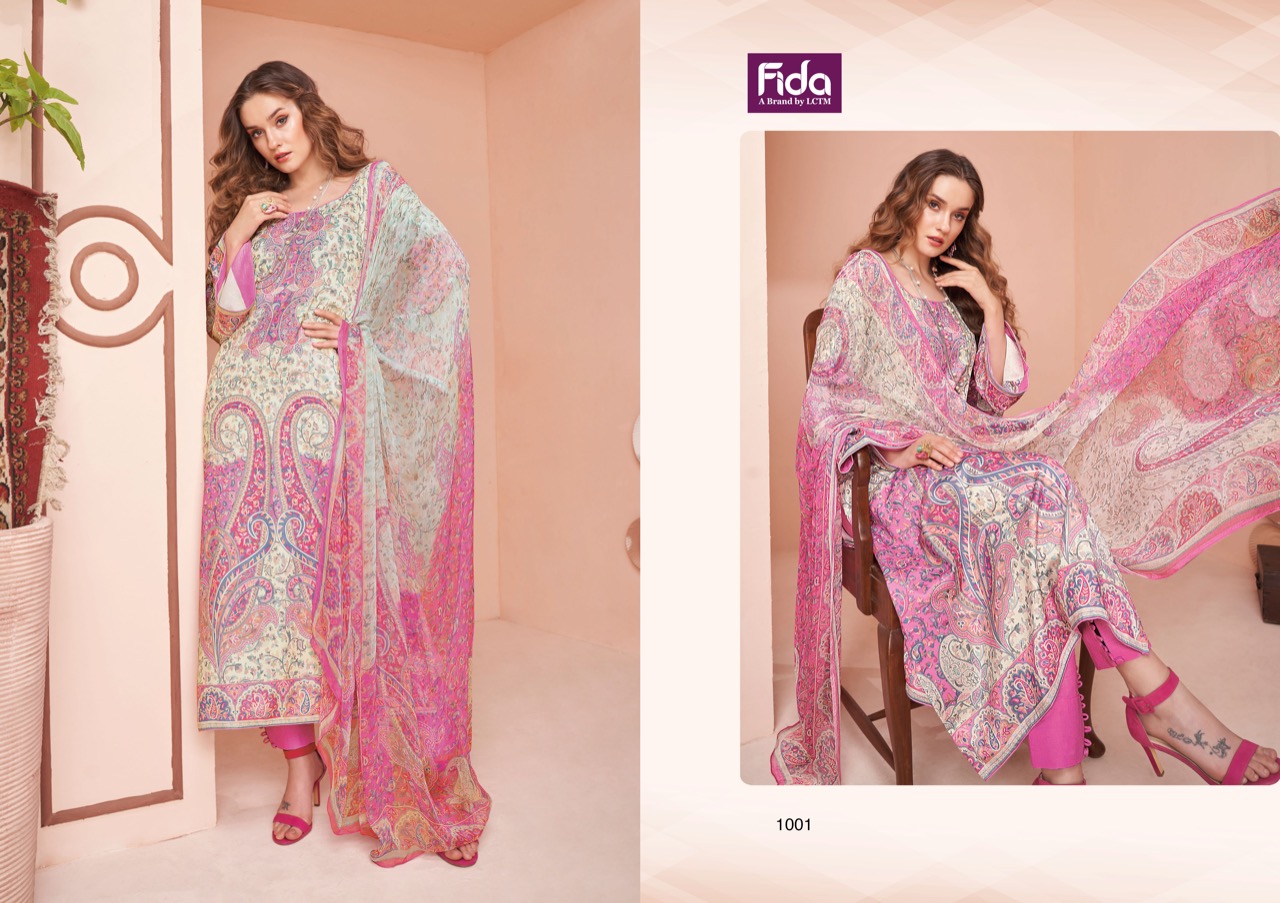 fida swann cotton ecxlusive print salwar suit catalog