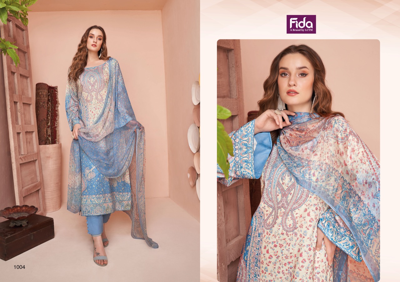 fida swann cotton ecxlusive print salwar suit catalog