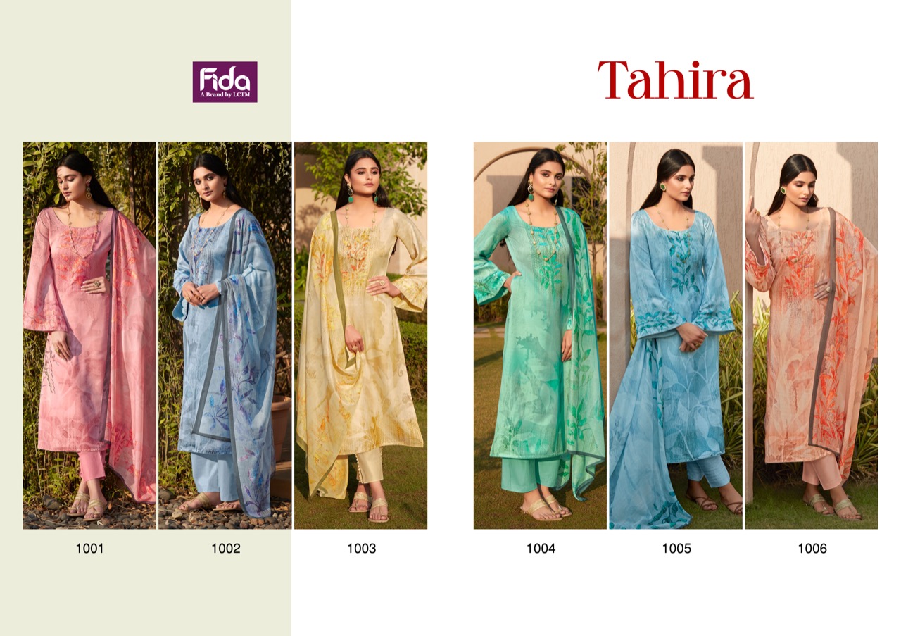 fida tahira muslin exclusive print salwar suit catalog