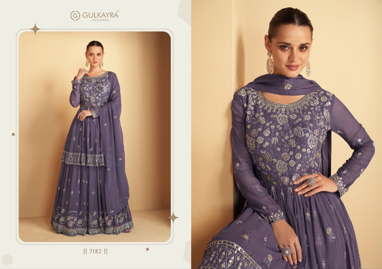 gulkayra designer imlie georgette gorgeous look salwar suit catalog