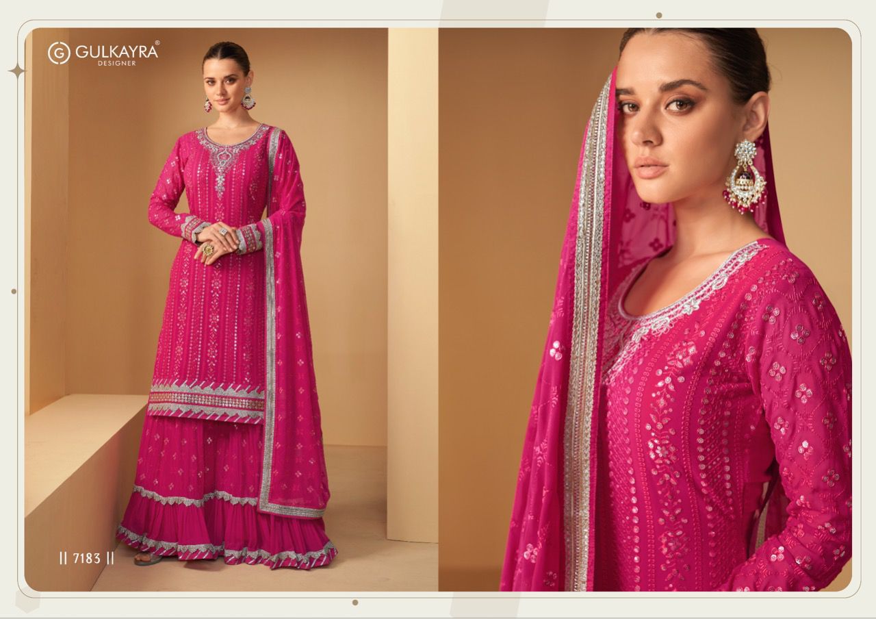 gulkayra designer imlie georgette gorgeous look salwar suit catalog