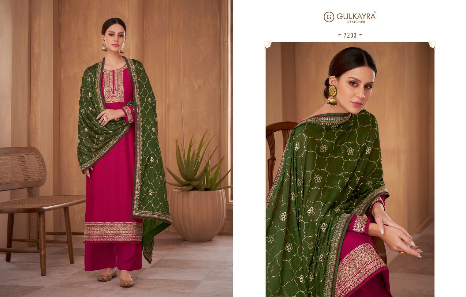 gulkayra designer nayan vichitra silk grace ful look salwar suit catalog