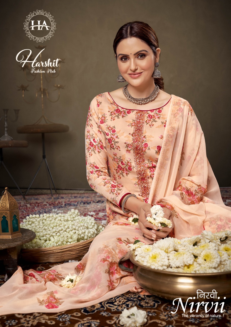 harshit fashion nirvii zam regal look salwar suit catalog