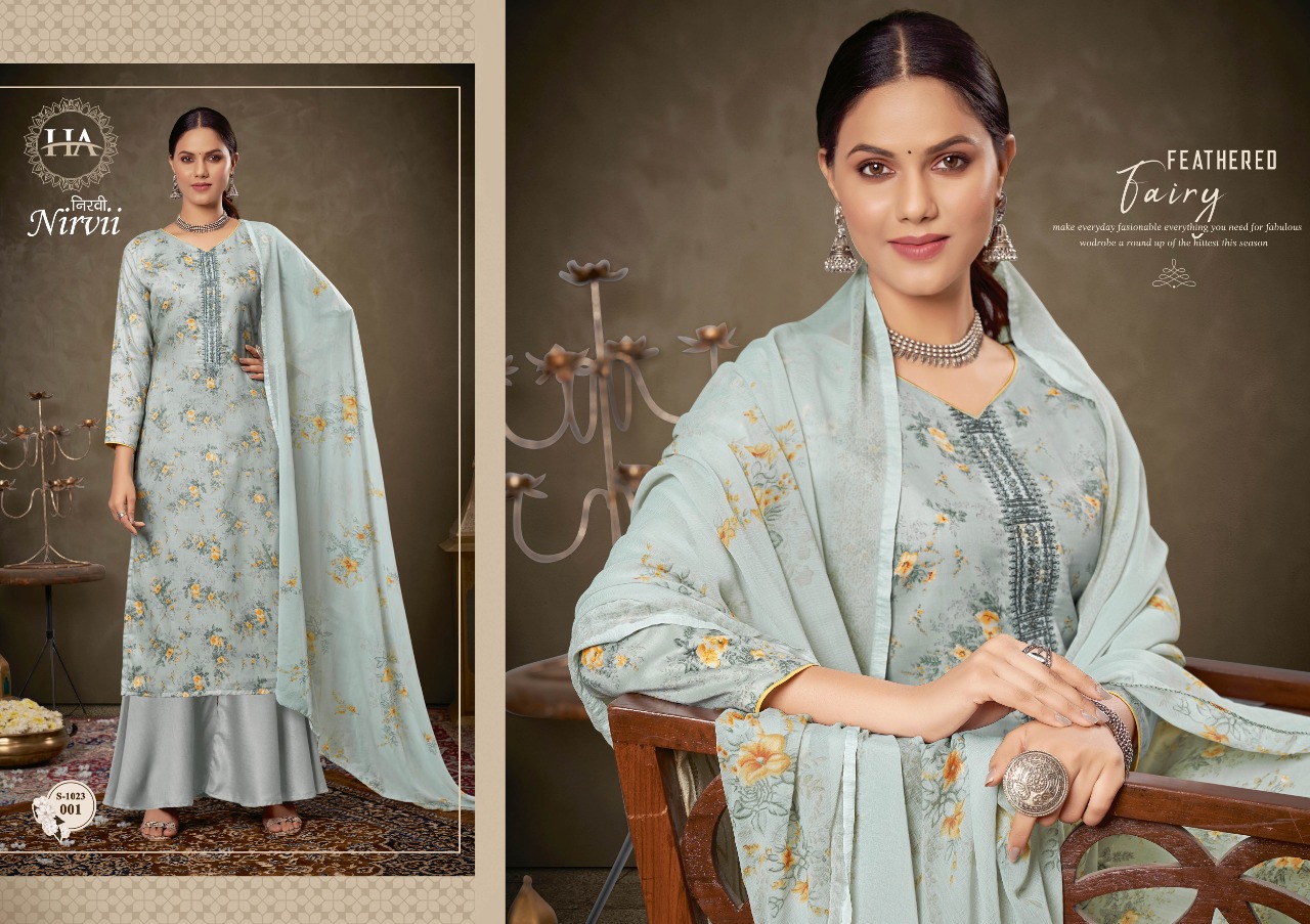 harshit fashion nirvii zam regal look salwar suit catalog