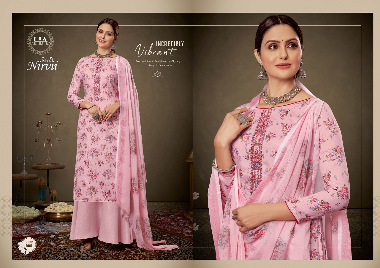 harshit fashion nirvii zam regal look salwar suit catalog