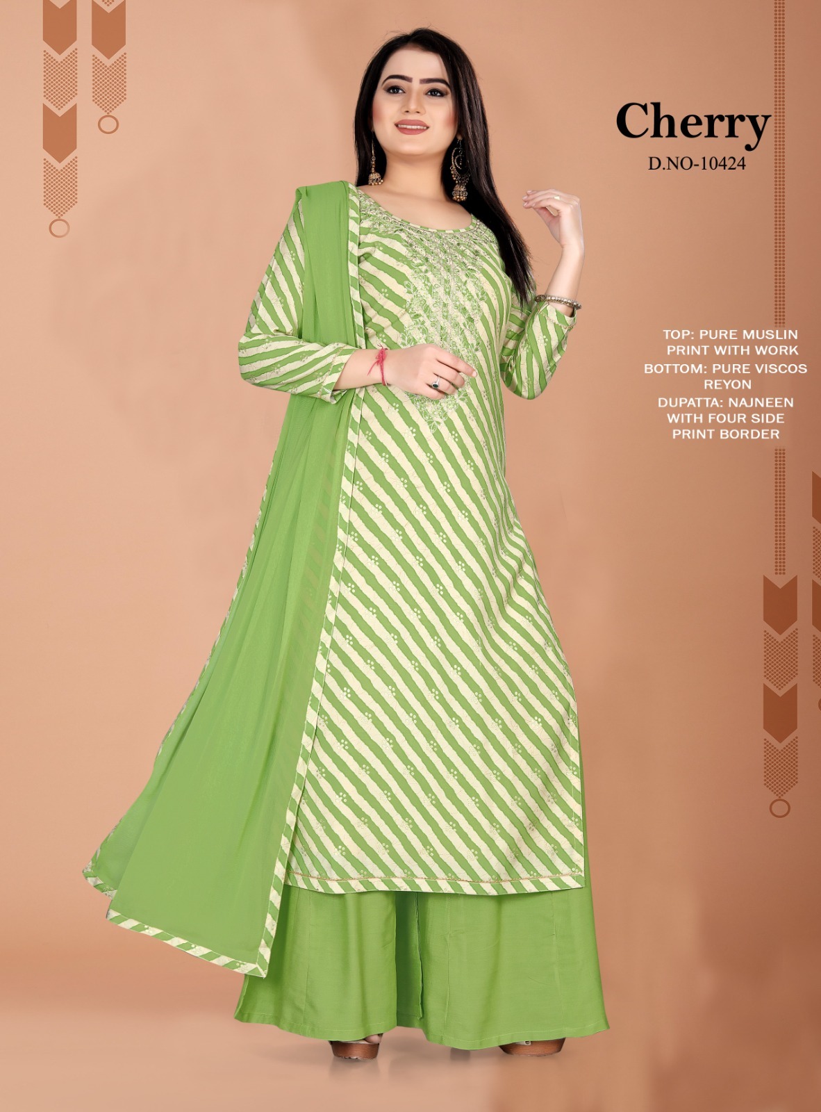 kalarang cherry muslin elegant salwar suit catalog