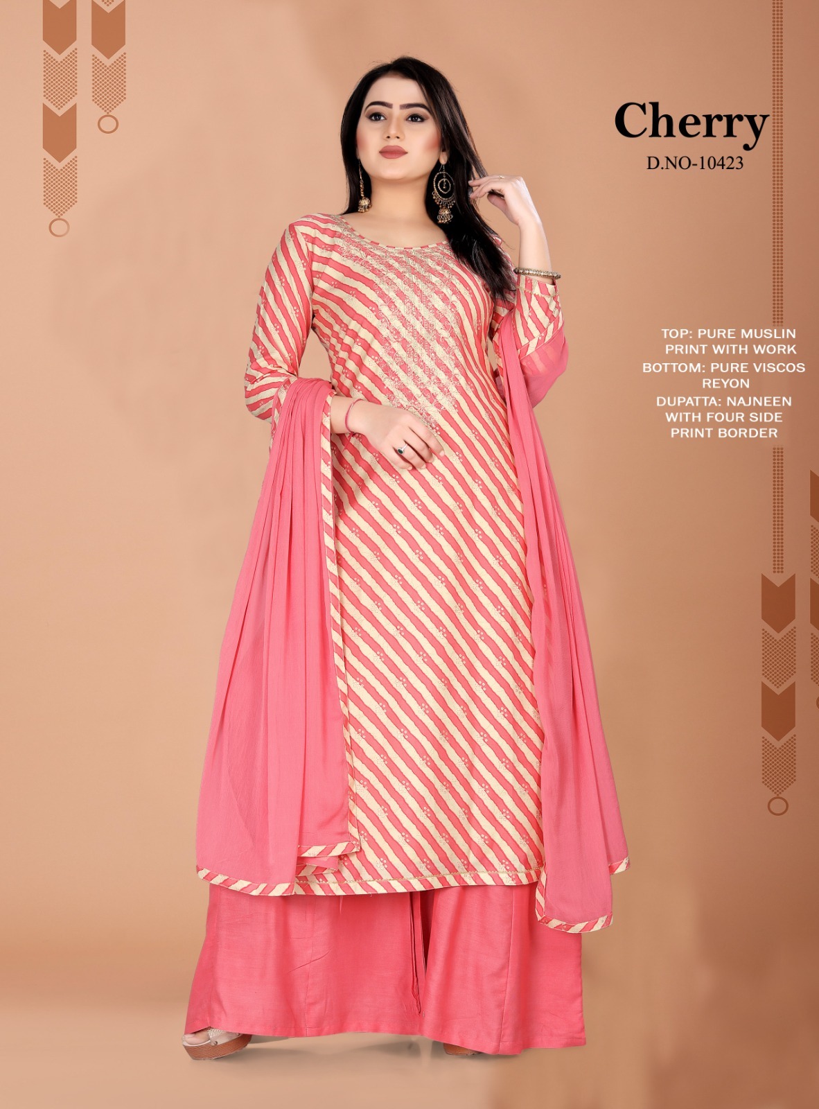 kalarang cherry muslin elegant salwar suit catalog